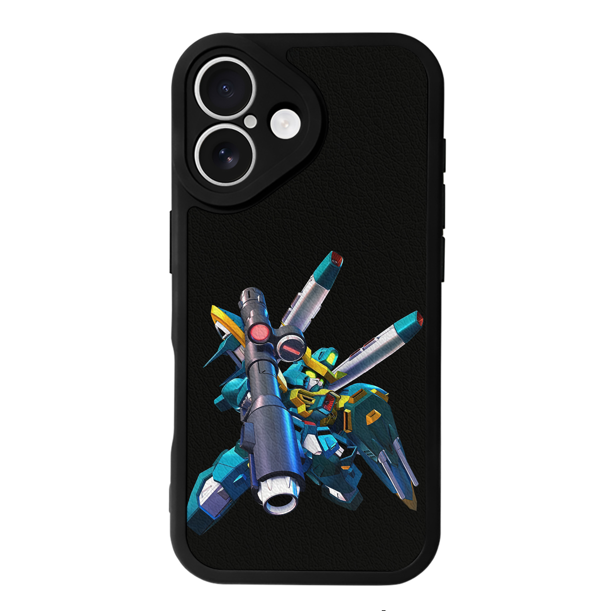 （画像用） 機動戦士ガンダム Mobile Suit Gundam 【iPhone 16シリーズ対応】シリコンスマホケース（レザー調） 材質：シリコン